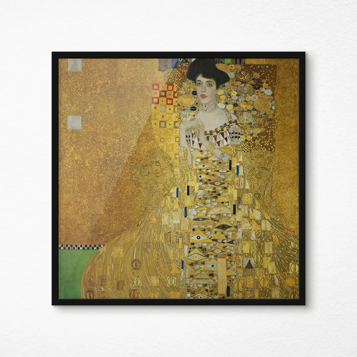 Plakāts Eleganta dāma valdzinošā apģērbā f11609