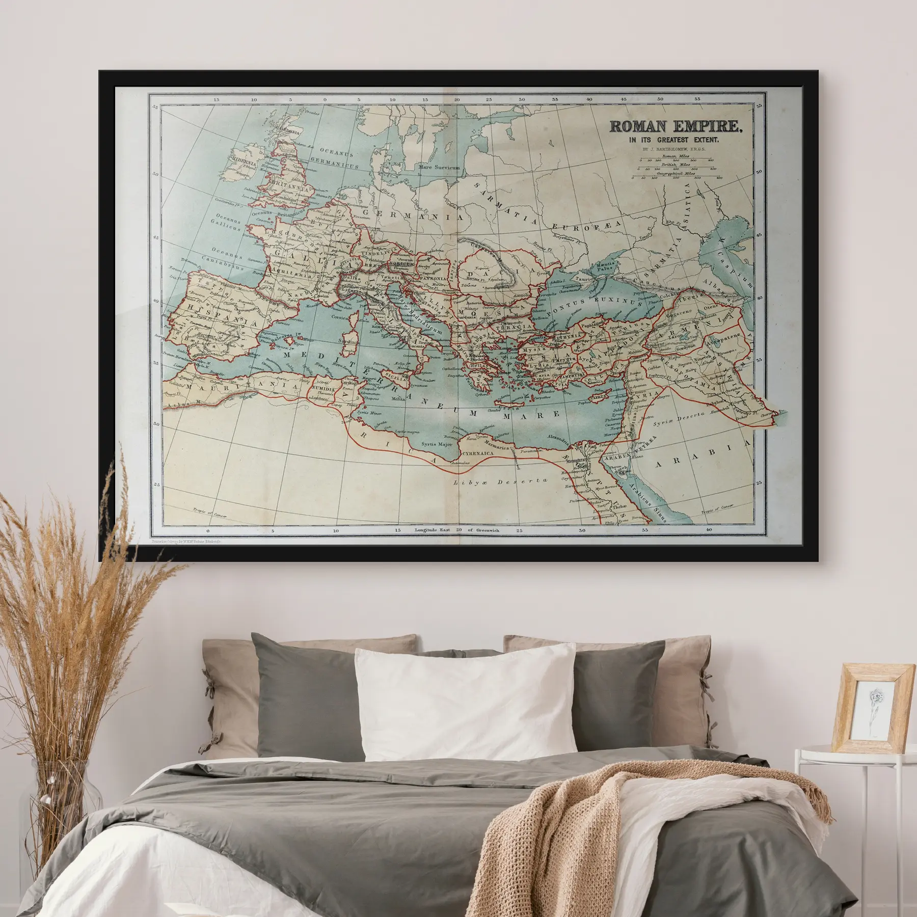 Fototapetes Romas impērijas teritorijas karte f09978