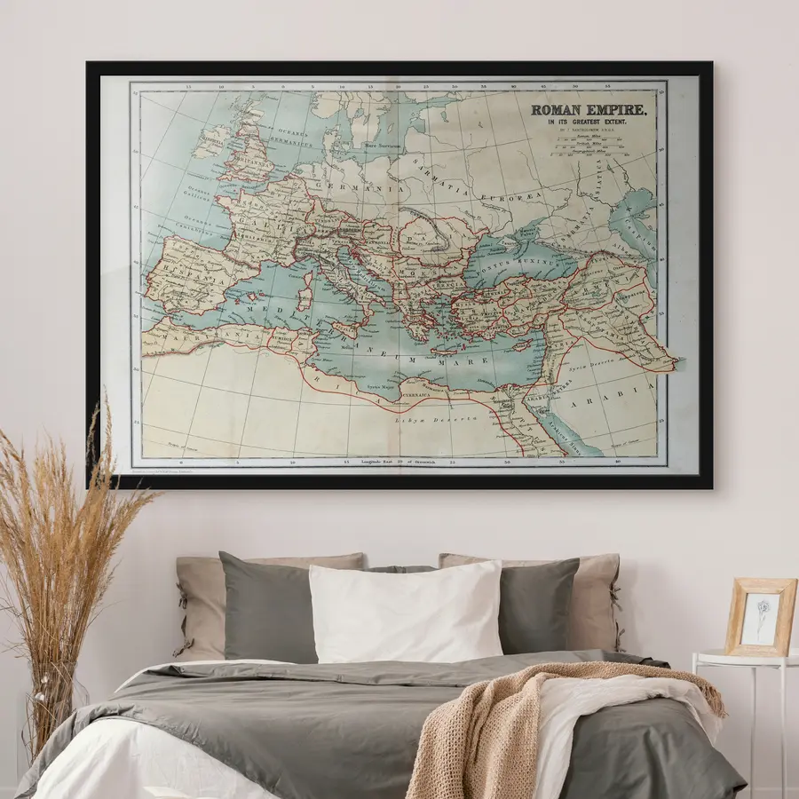 Fototapetes Romas impērijas teritorijas karte f09978