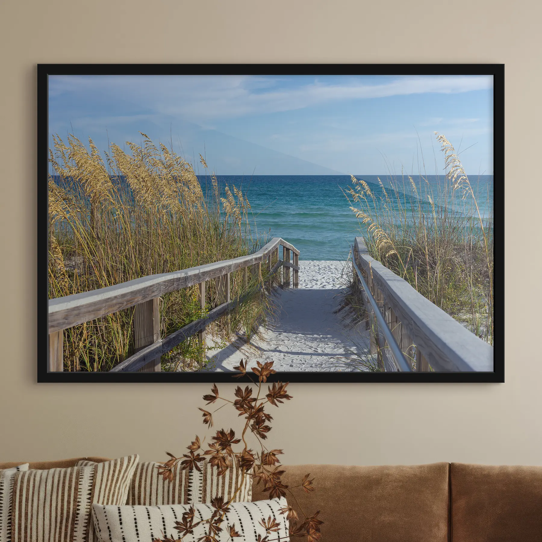 Fototapetes Ceļš uz mierīgu okeāna skatu f08222