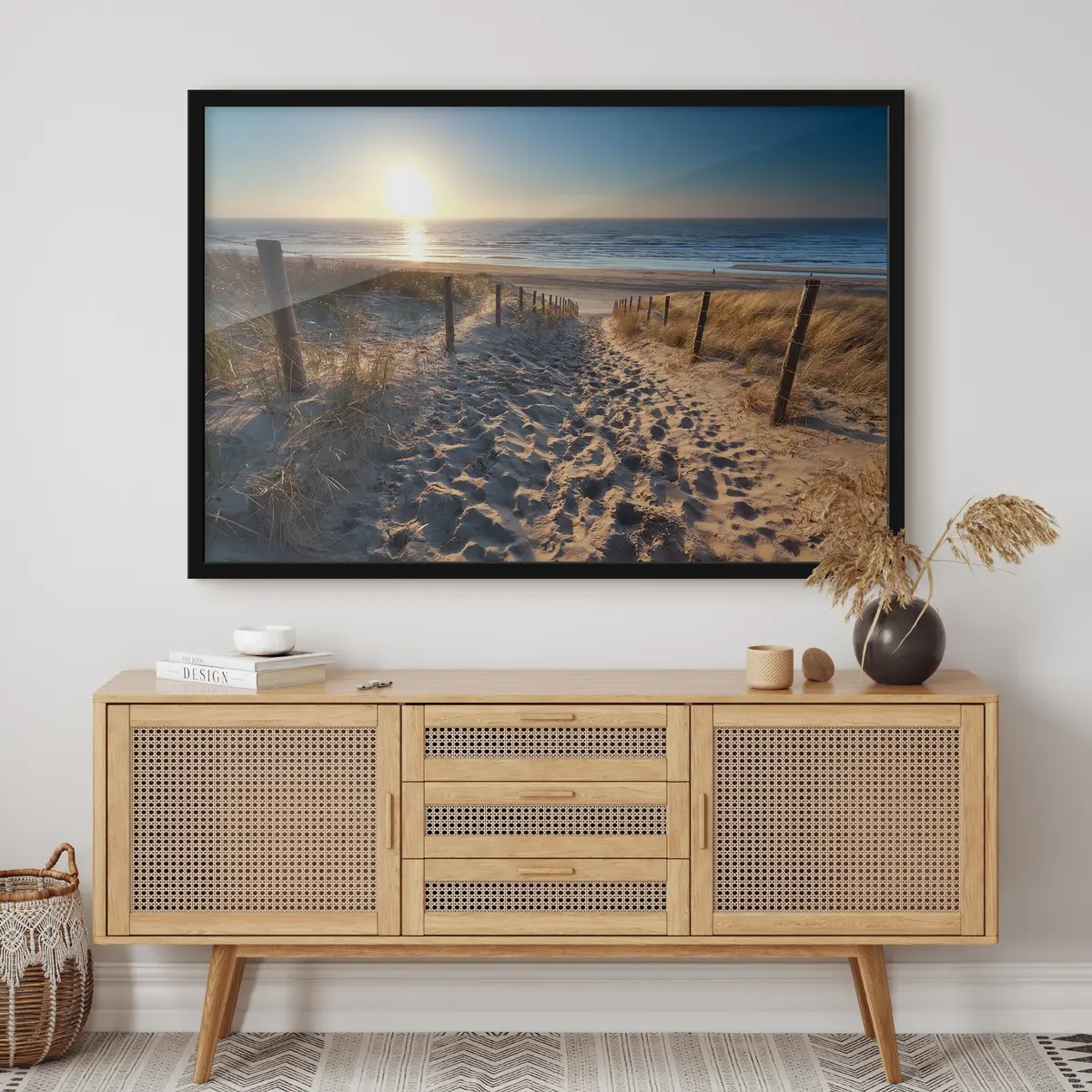 Plakāts Ceļš uz smilšainas pludmales mieru f08131