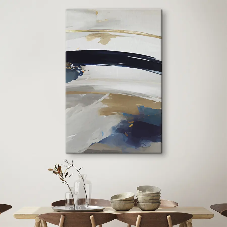 Glezna Abstraktas viļņi maigās krāsās s36620