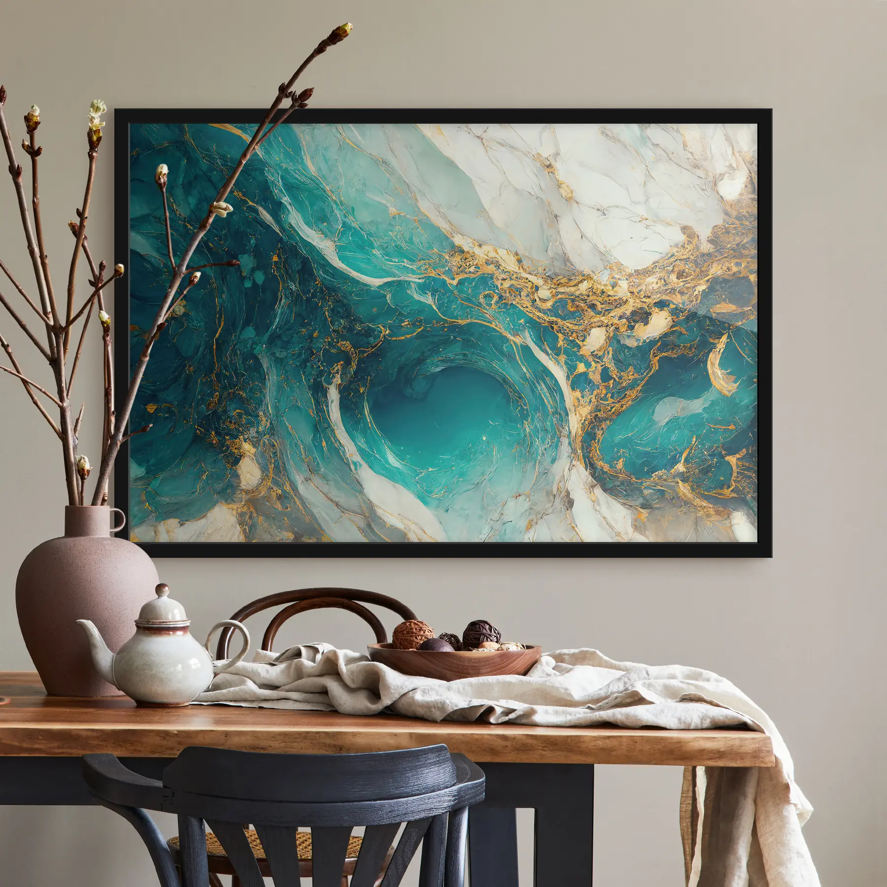 Fototapetes Plūstošs marmors maigās krāsās f32411