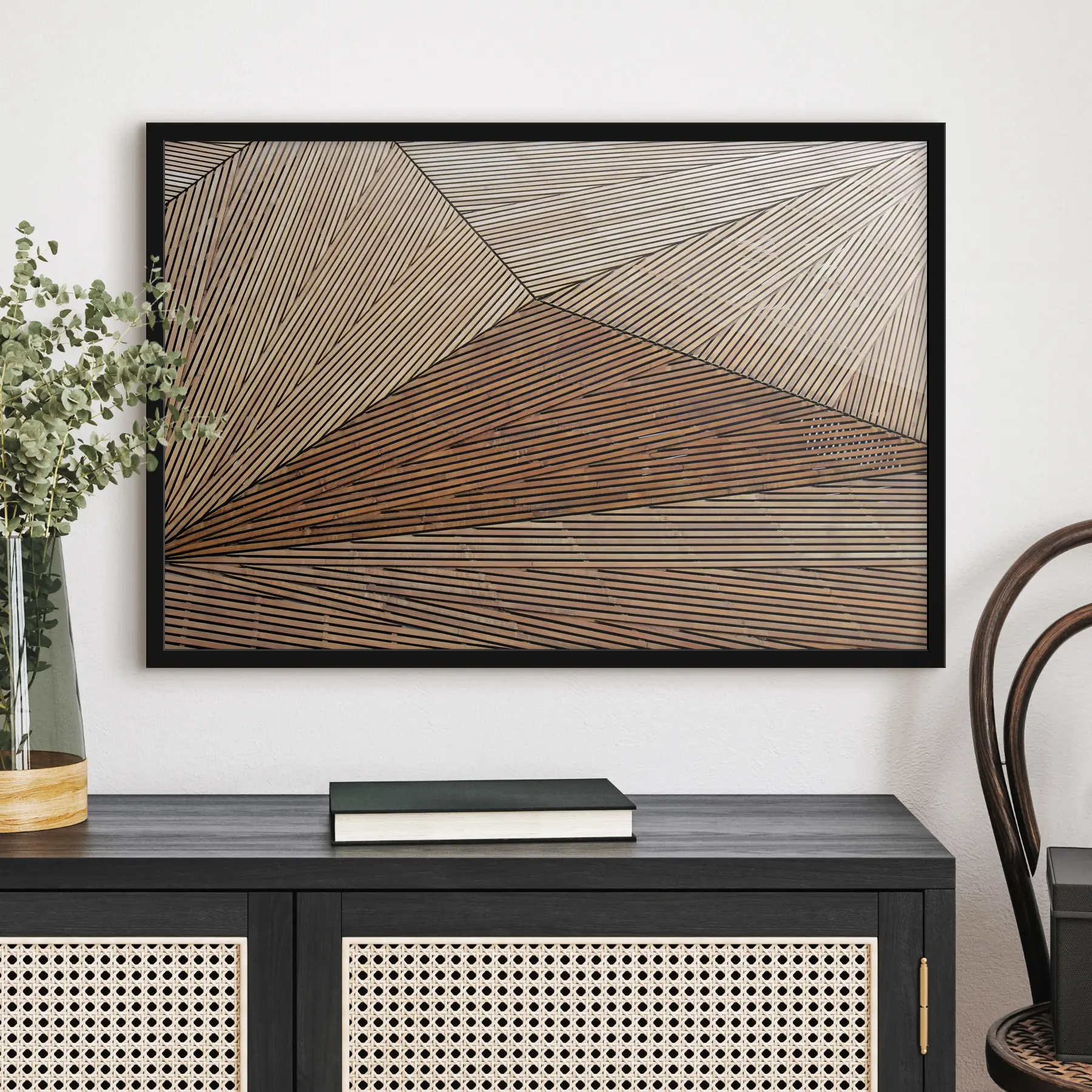 Fototapetes Ģeometriskie raksti dabiskos materiālos f32750