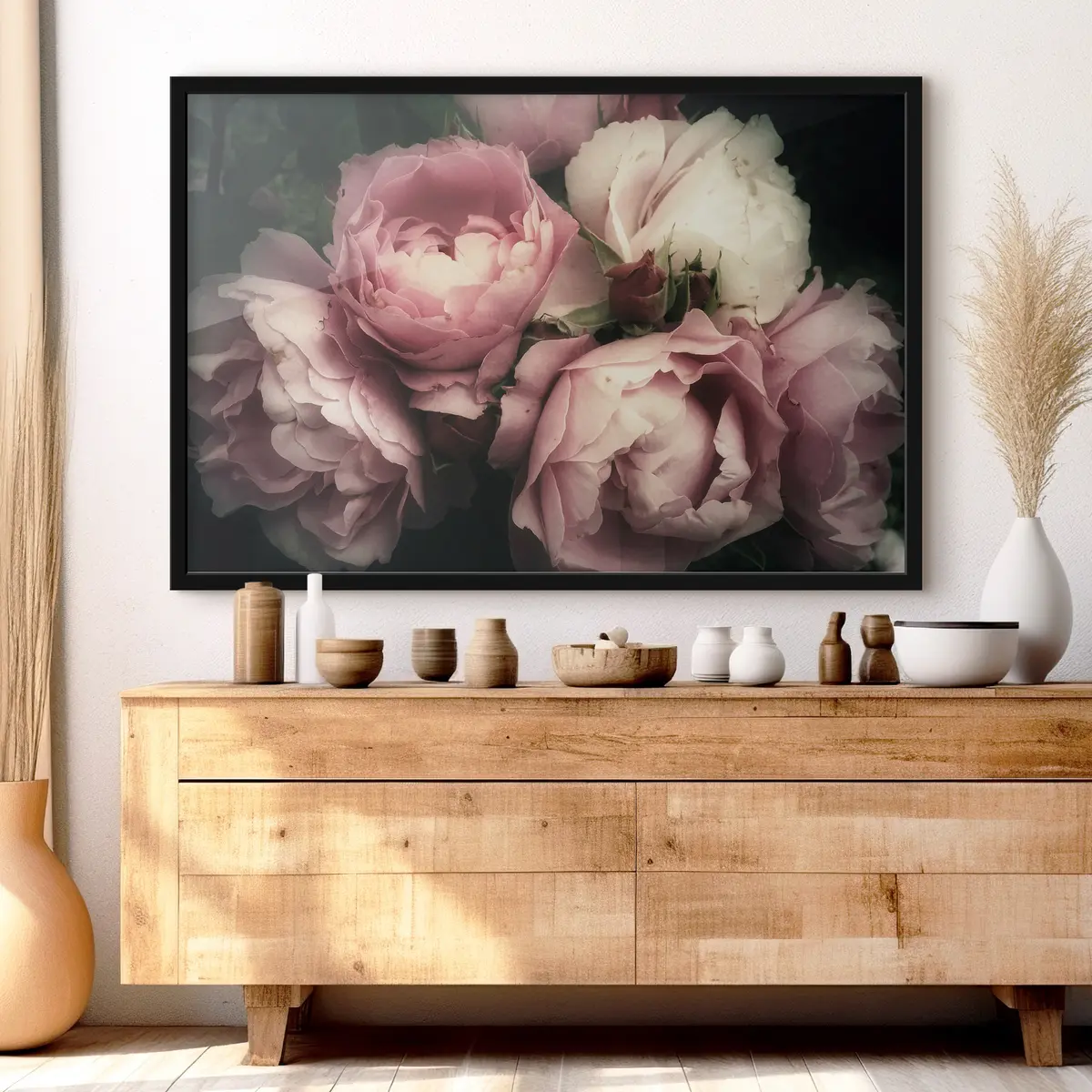 Plakāts Maigi ziedi maigos toņos f35242