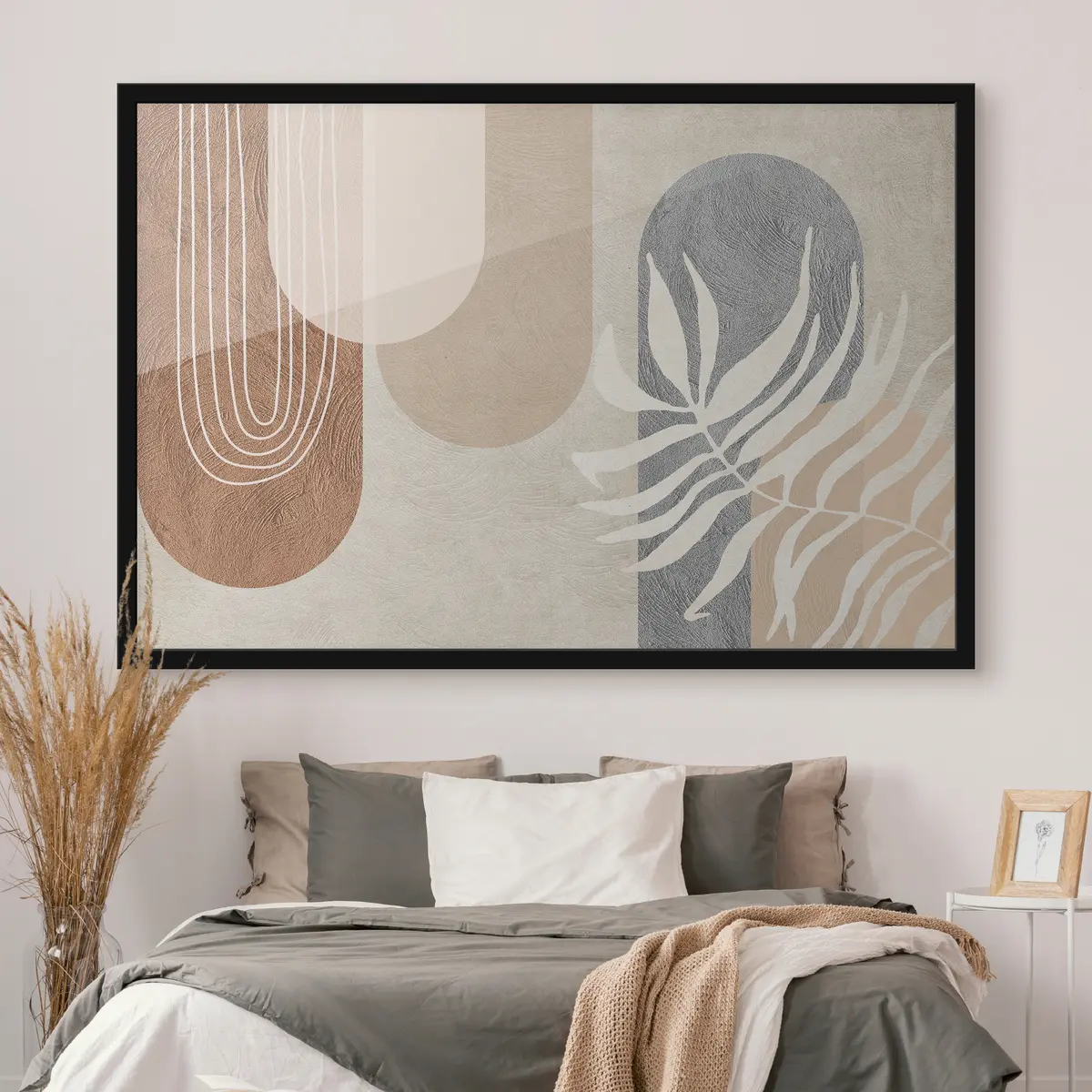 Plakāts Abstraktas formas zemes toņos f35796