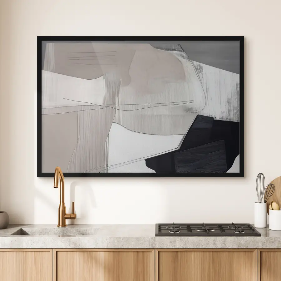 Fototapetes Abstraktas formas pieklusinātos toņos f36039