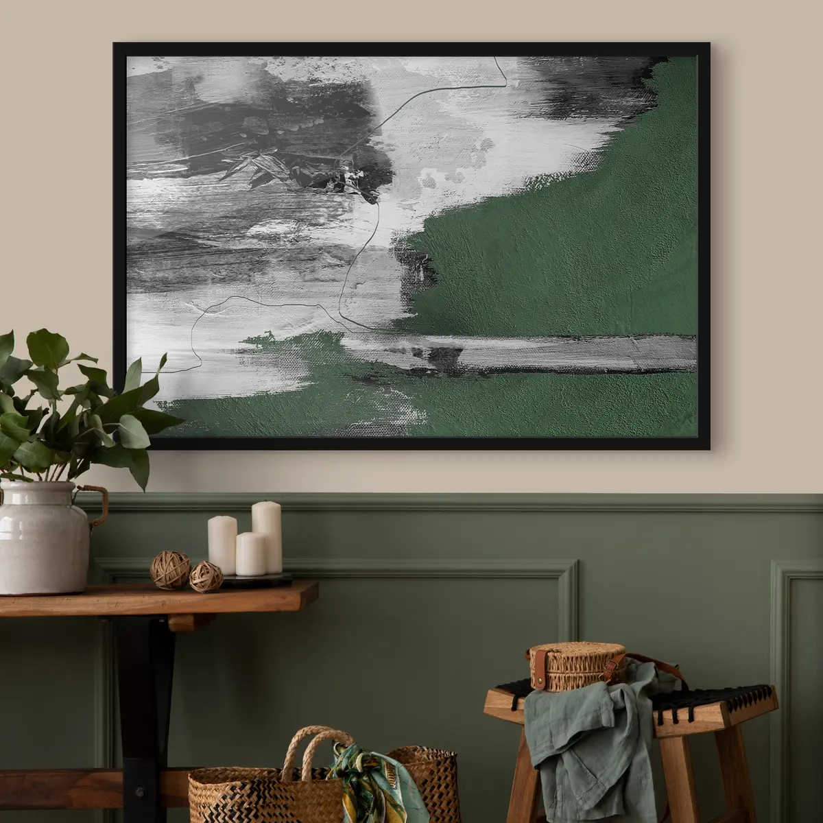 Plakāts Abstraktas krāsas faktūru harmonijā f36289