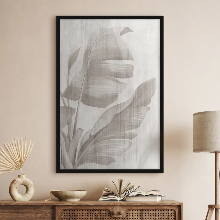 Fototapetes Eleganta lapotne maigos toņos f35851