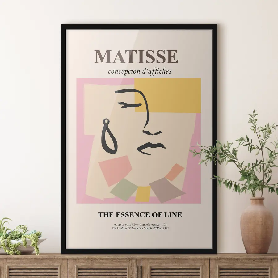 Fototapetes Abstraktas līnijas un formas harmonijā f36306