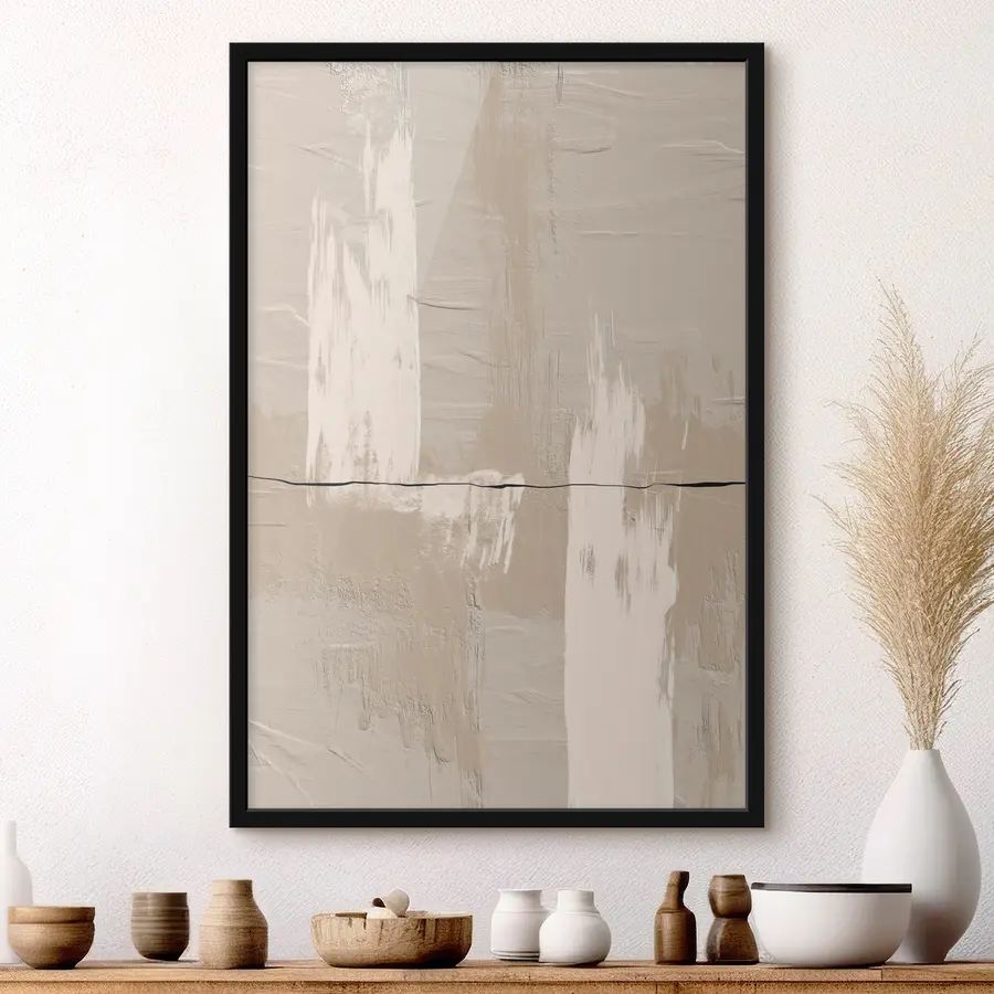 Fototapetes Neitrāli toņi un maigas tekstūras saplūst f36304