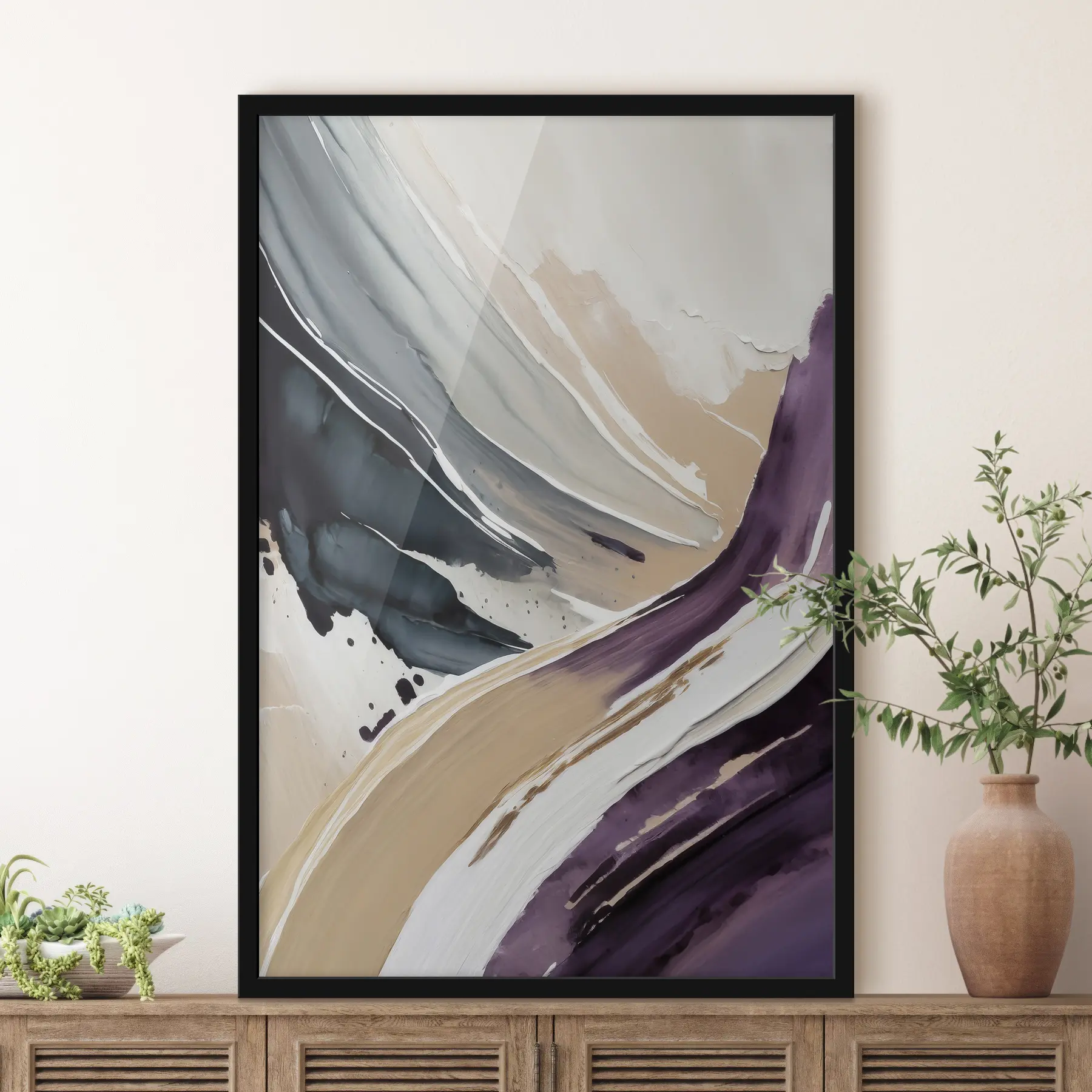 Fototapetes Plūstošas krāsas harmoniskos rakstos f36504