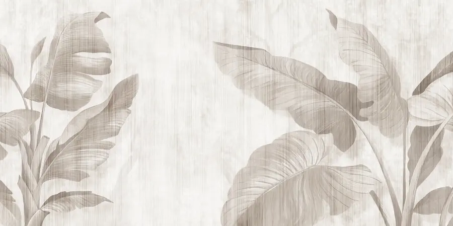 Fototapetes Tropu lapas grunge stilā u00299d2