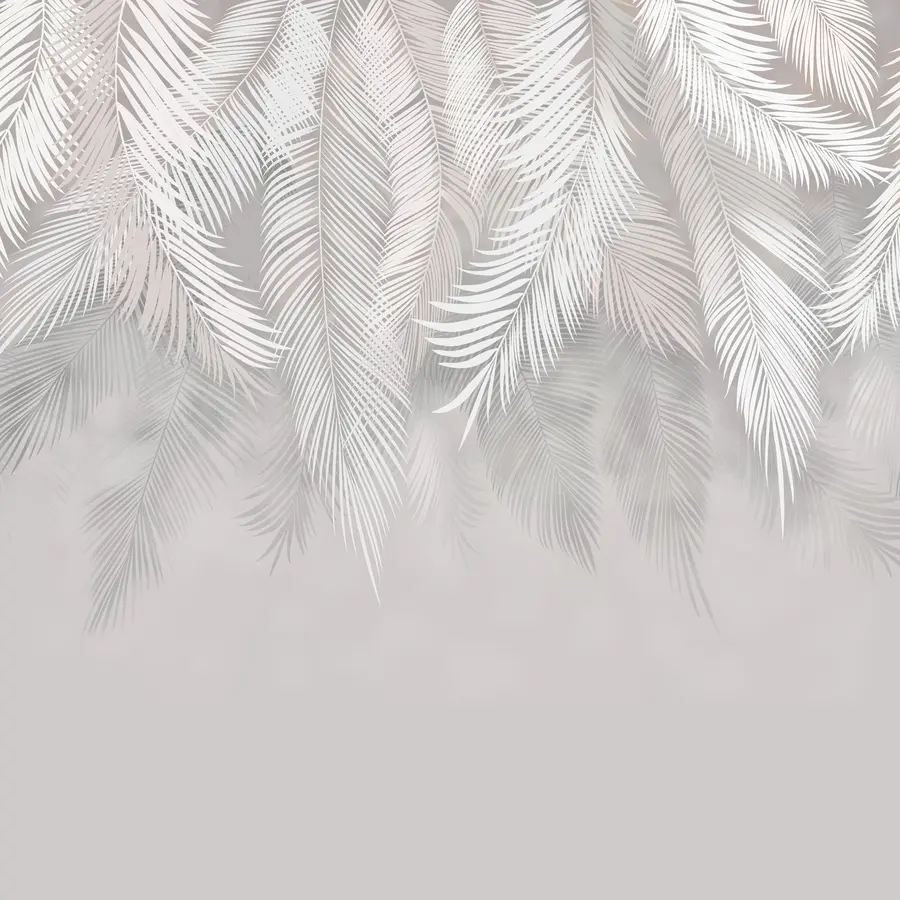 Fototapetes Saplēstās palmu lapas u48556d1