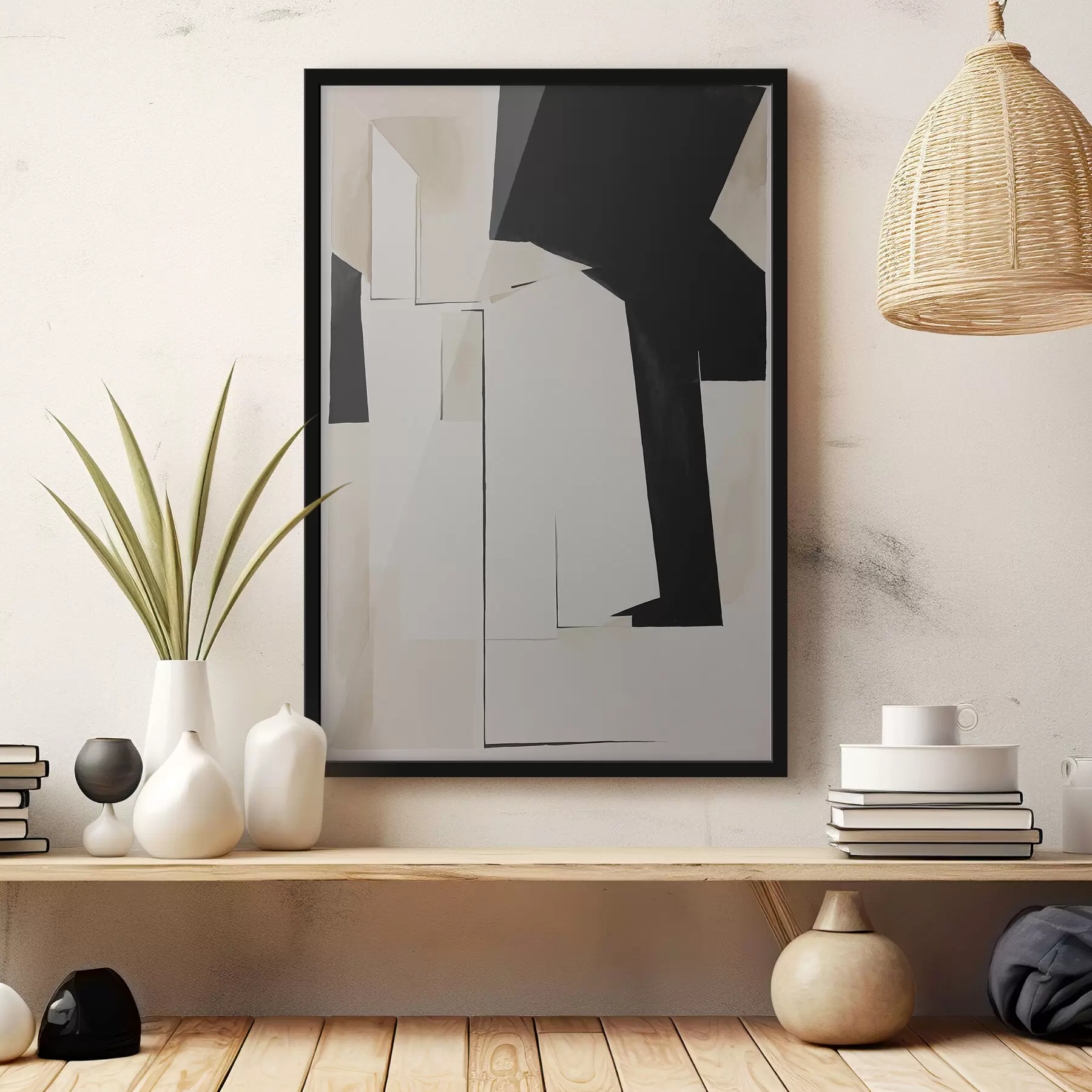 Fototapetes Abstraktas formas pieklusinātos toņos f37169