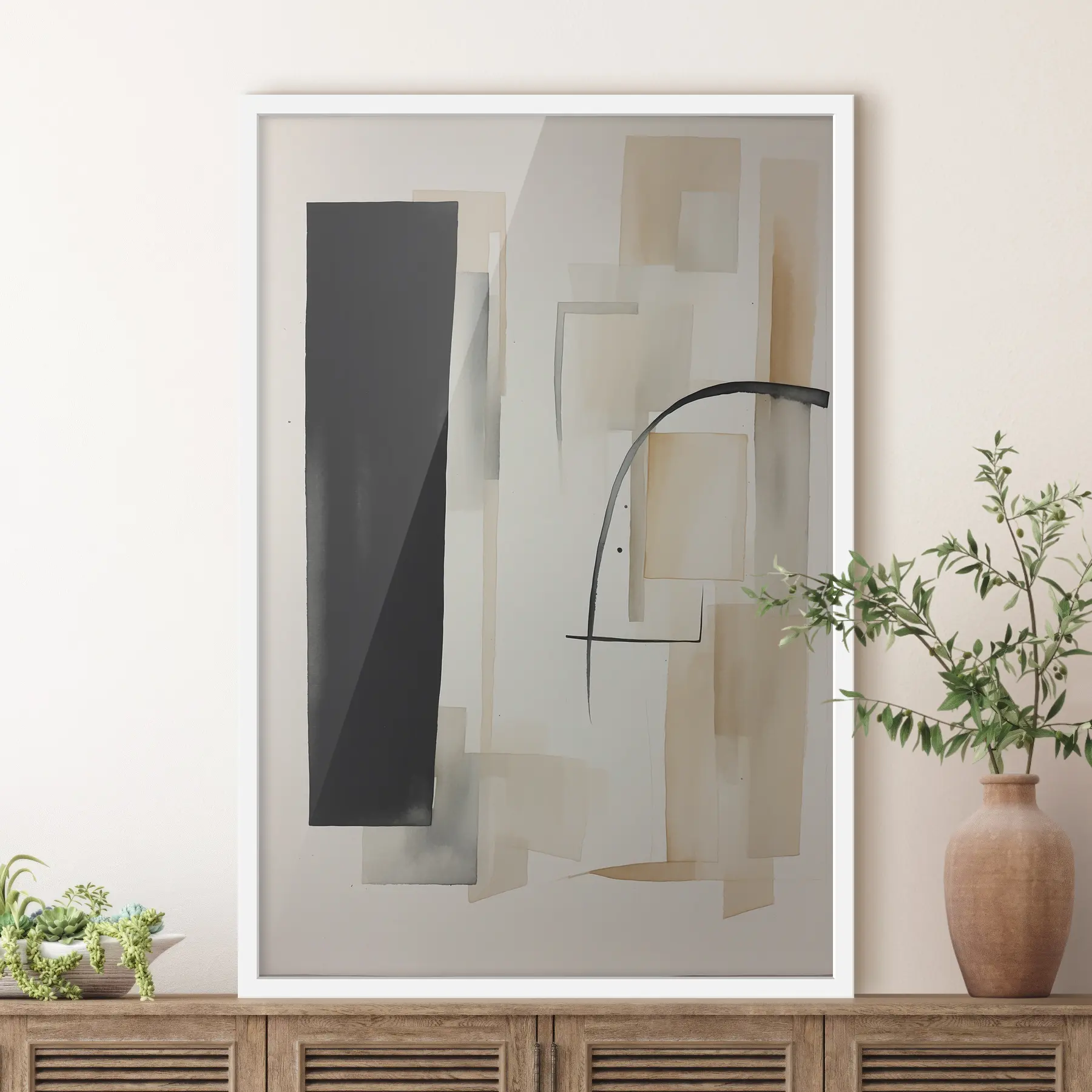 Fototapetes Abstraktas krāsas un formas harmonijā f37170