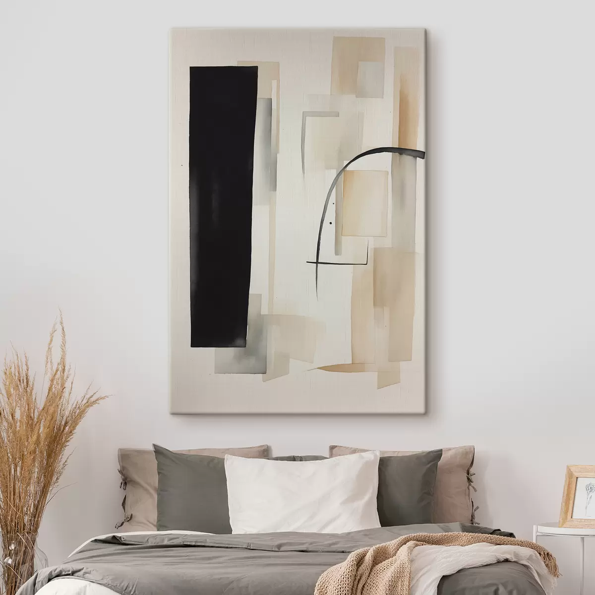 Glezna Abstraktas formas maigos toņos s37170