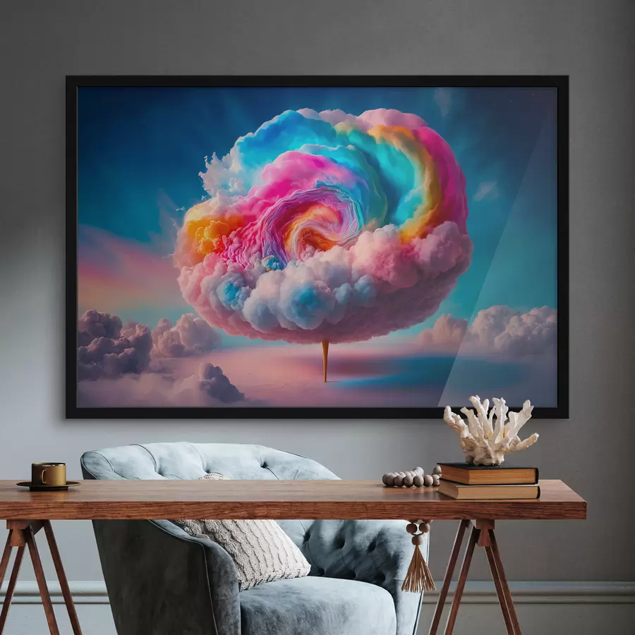 Fototapetes Spilgti mākoņi virpuļo debesīs f36698