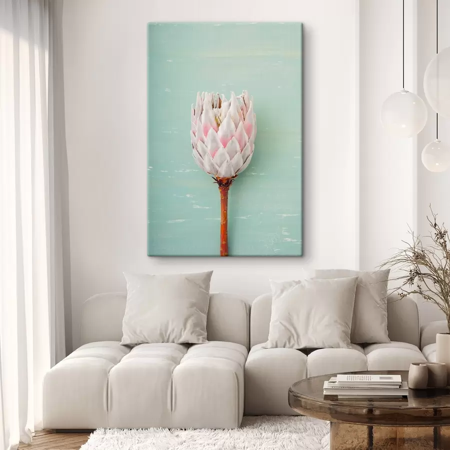 Glezna Unikāls zieds uz maiga fona s36695