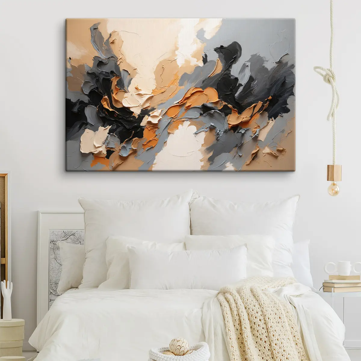 Glezna Dinamiski zemes toņu virpuļi s37328