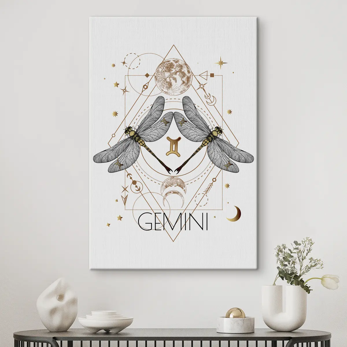 Glezna Ēteriskie Dvīņu dvīņu gari s36515