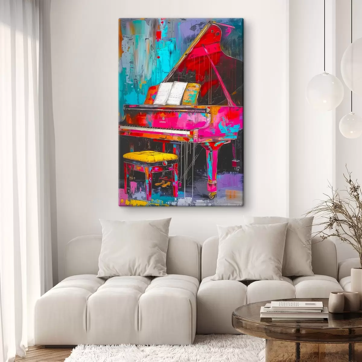 Glezna Spilgts klavieres gatavas uzstāšanās s37458